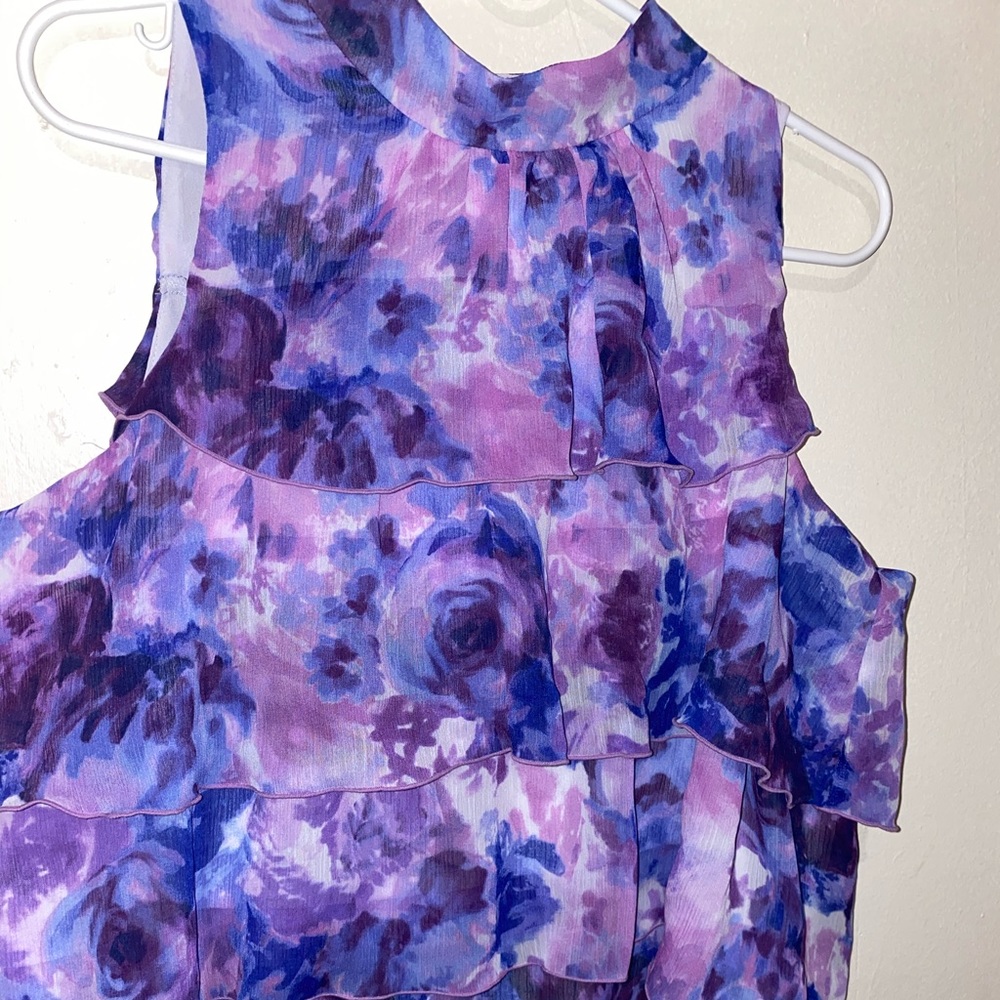 NY Collection Ruffle Shirt